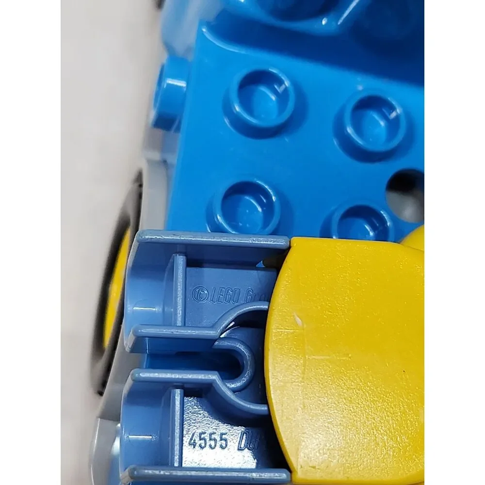 LEGO DUPLO Worker Figure with Blue Construction Truck